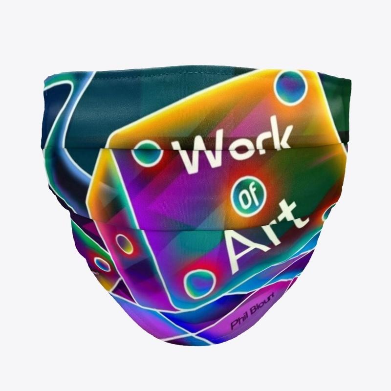 DJ Waffles - Work of Art Face Mask