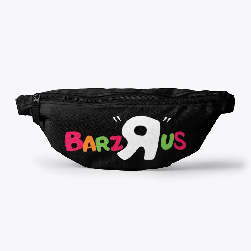 Barz R us (White R') Citikidz Fanny Pack