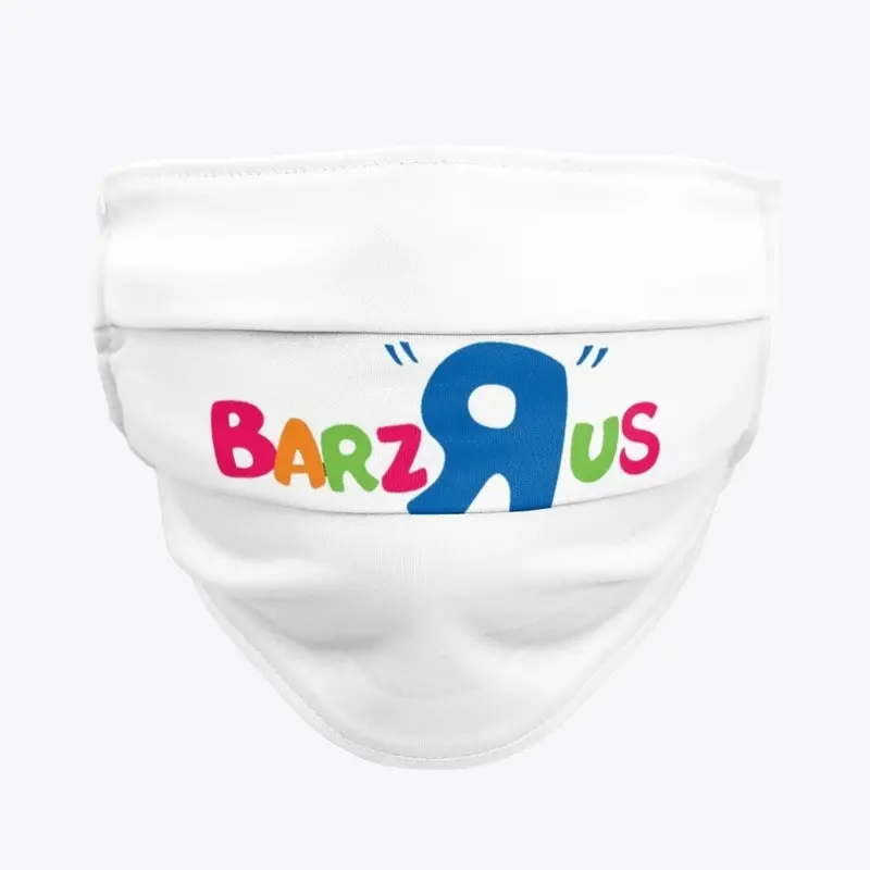 Barzrus (Blue R') Hip-Hop Face Mask